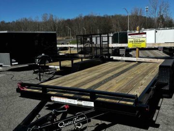 2024 Quality Trailers 82x16 Flatbed Car Hauler 7,000 GVWR