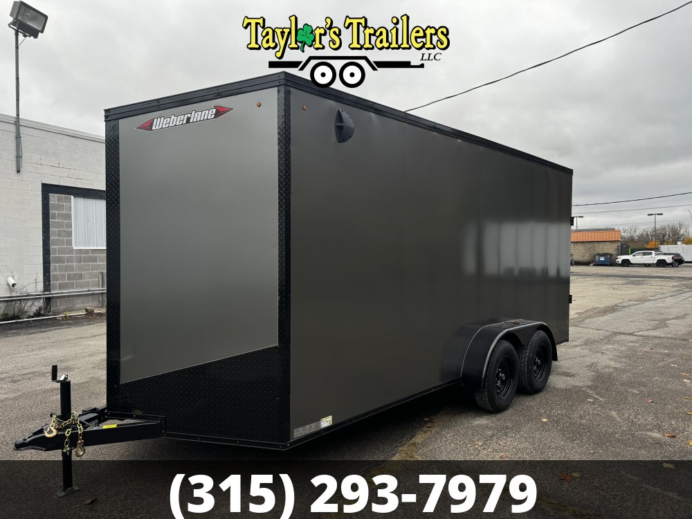 2025 Weberlane 7x16 Enclosed Cargo Trailer 7K GVW