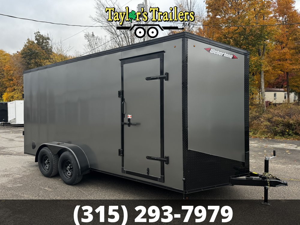 2025 Weberlane 7x16 Enclosed Cargo Trailer 7K GVW