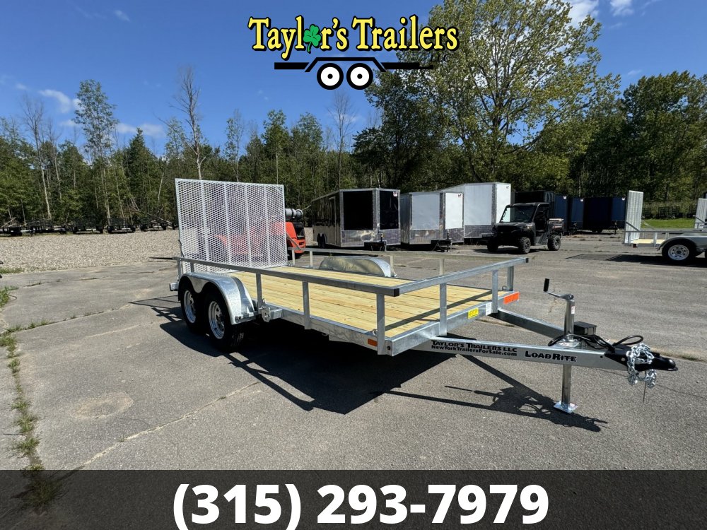 2026 Load Rite 79x16 Utility 7,000 GVWR Galvanized