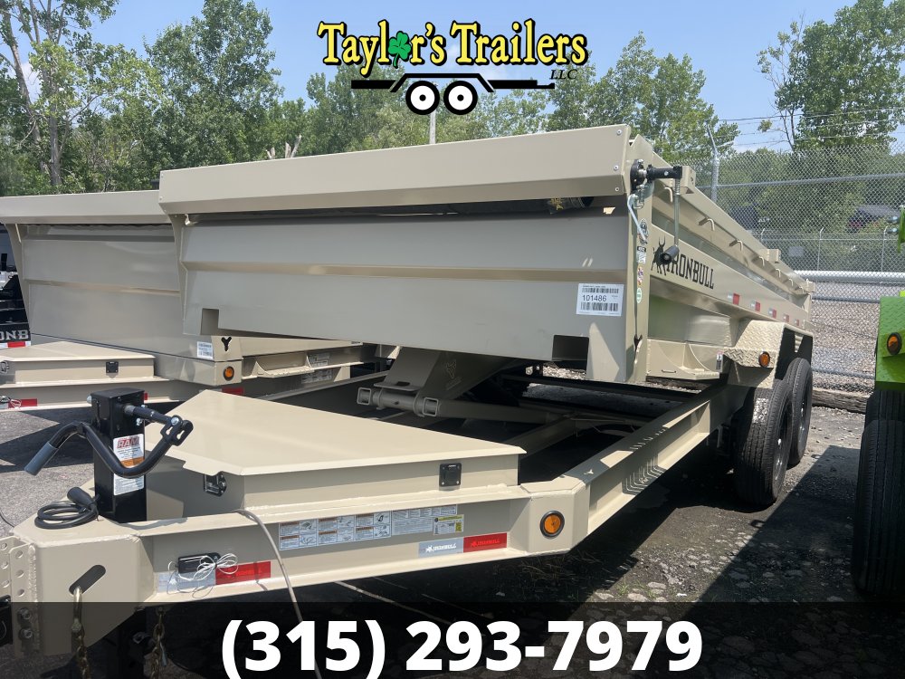 2026 Iron Bull 83x16TA 15k GVW Dump w/ Tarp Kit