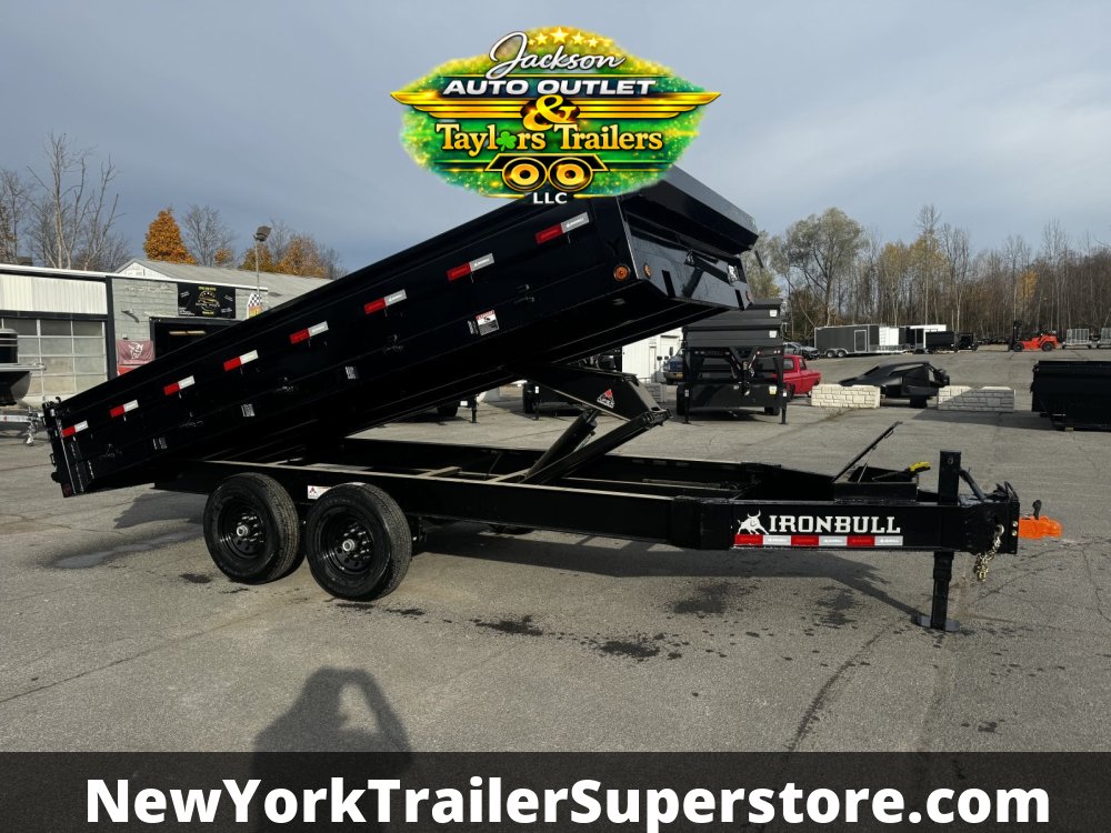 2026 Iron Bull 8x16 Dump Trailer 14.9K GVW