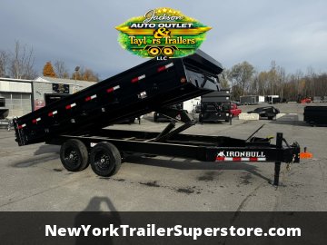 2026 Iron Bull 8x16 Dump Trailer 14.9K GVW
