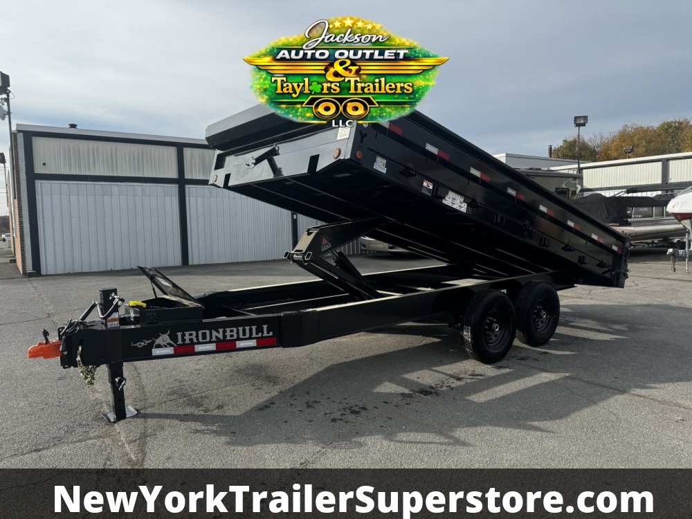 2026 Iron Bull 8x16 Dump Trailer 14.9K GVW