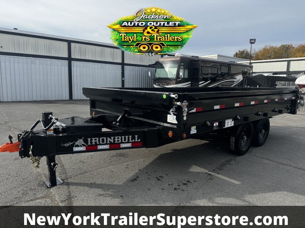 2026 Iron Bull 8x16 Dump Trailer 14.9K GVW