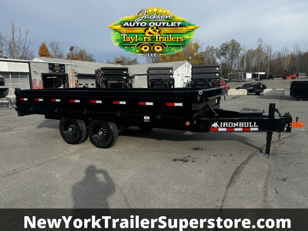 2026 Iron Bull 8x16 Dump Trailer 14.9K GVW
