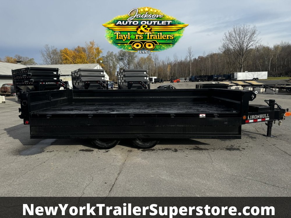 2026 Iron Bull 8x16 Dump Trailer 14.9K GVW