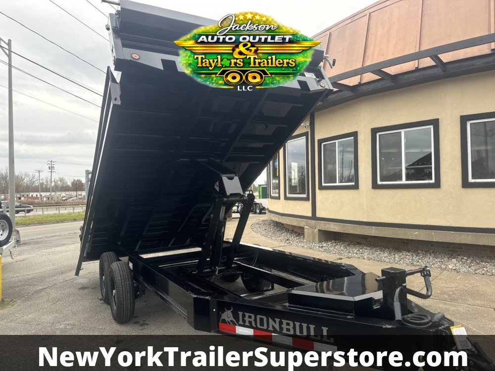2026 Iron Bull 8x16 Dump Trailer 14.9K GVW