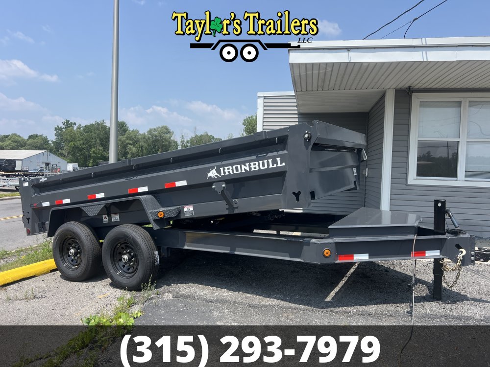 2026 Iron Bull 83x14TA 15k GVW Dump w/ Tarp Kit