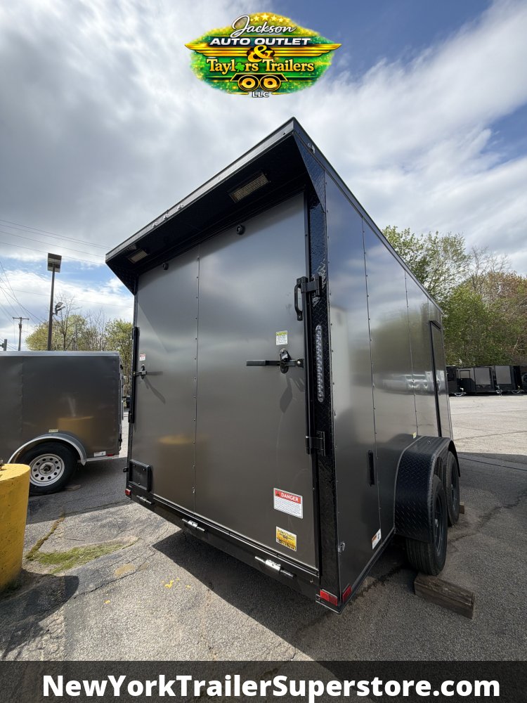 2026 Quality Cargo 7x14TA 7K GVW w/ 7' Ceiling Rear Wing & Blackout Package