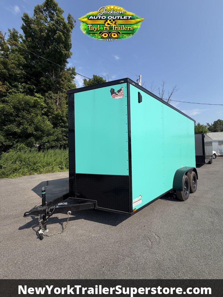 2026 Quality Cargo 7x14TA 7K GVW w/ 7' Ceiling Rear Wing & Blackout Package