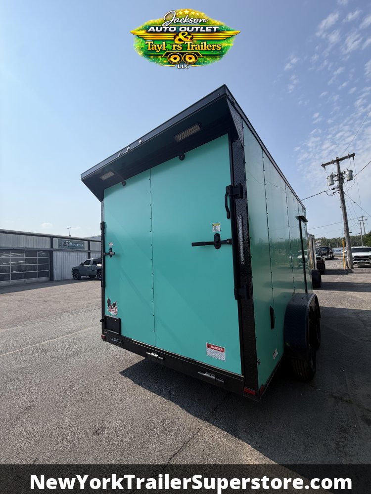 2026 Quality Cargo 7x14TA 7K GVW w/ 7' Ceiling Rear Wing & Blackout Package