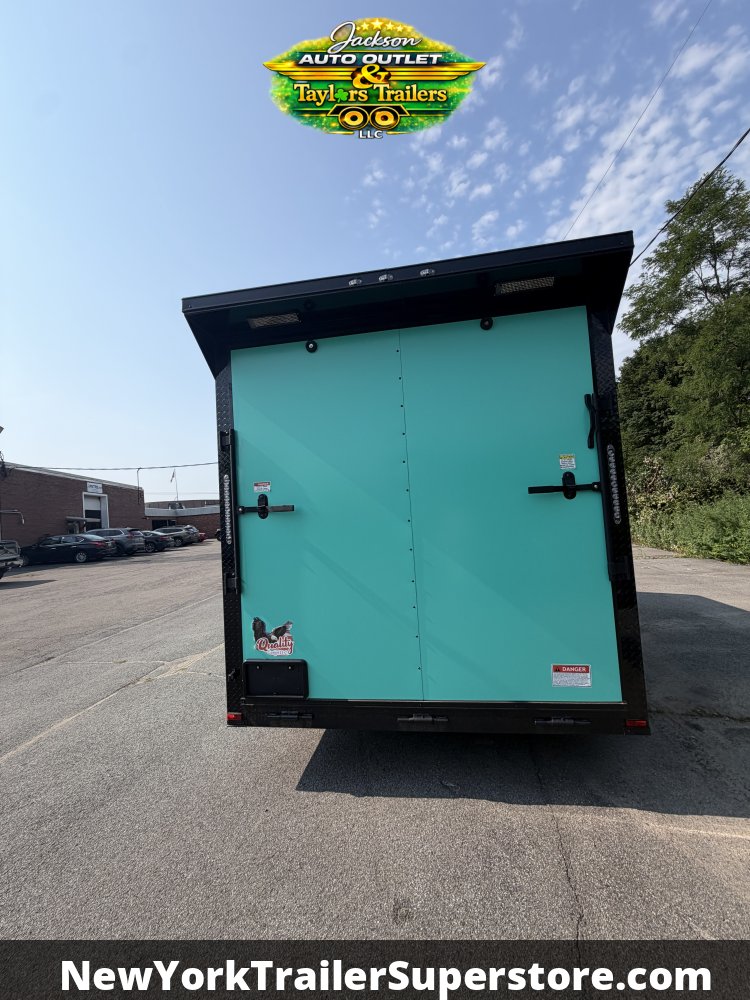 2026 Quality Cargo 7x14TA 7K GVW w/ 7' Ceiling Rear Wing & Blackout Package