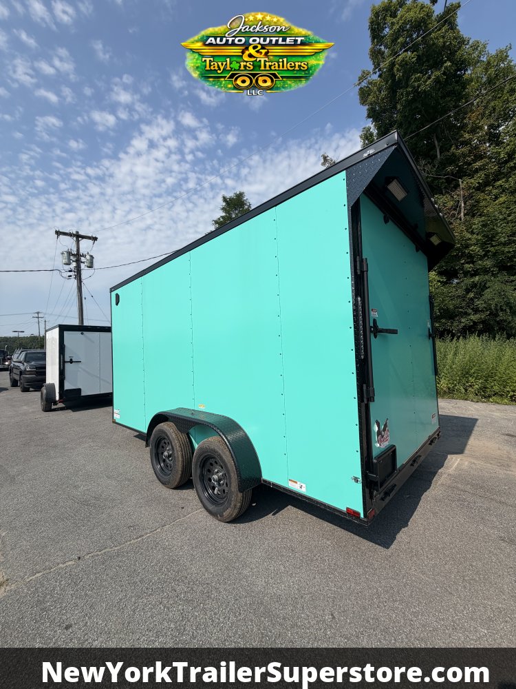 2026 Quality Cargo 7x14TA 7K GVW w/ 7' Ceiling Rear Wing & Blackout Package