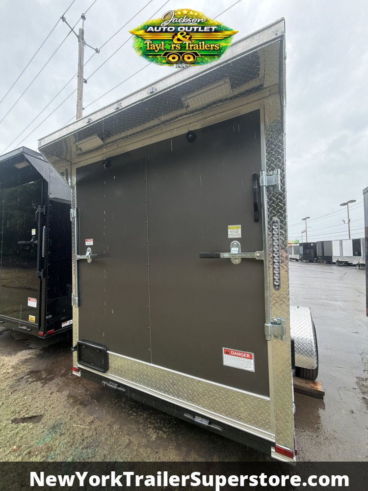 2027 Quality Cargo 6X12 3K GVW w/ 6'6 Ceiling, Rear Wing w/ Lights
