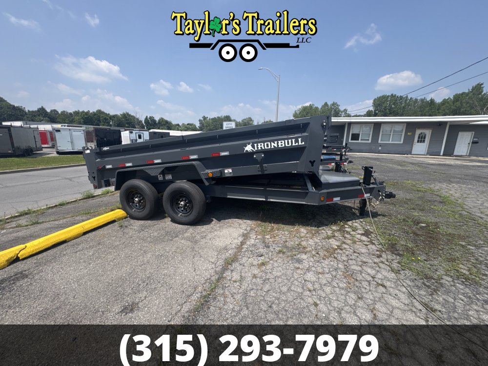 2026 Iron Bull 83x14TA 15k GVW Dump w/ Tarp Kit
