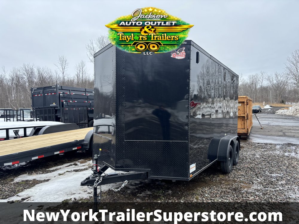 2026 Quality Cargo 7x14TA 7k GVW w/ 7' Ceiling, PolyCore Sides, Blackout Package