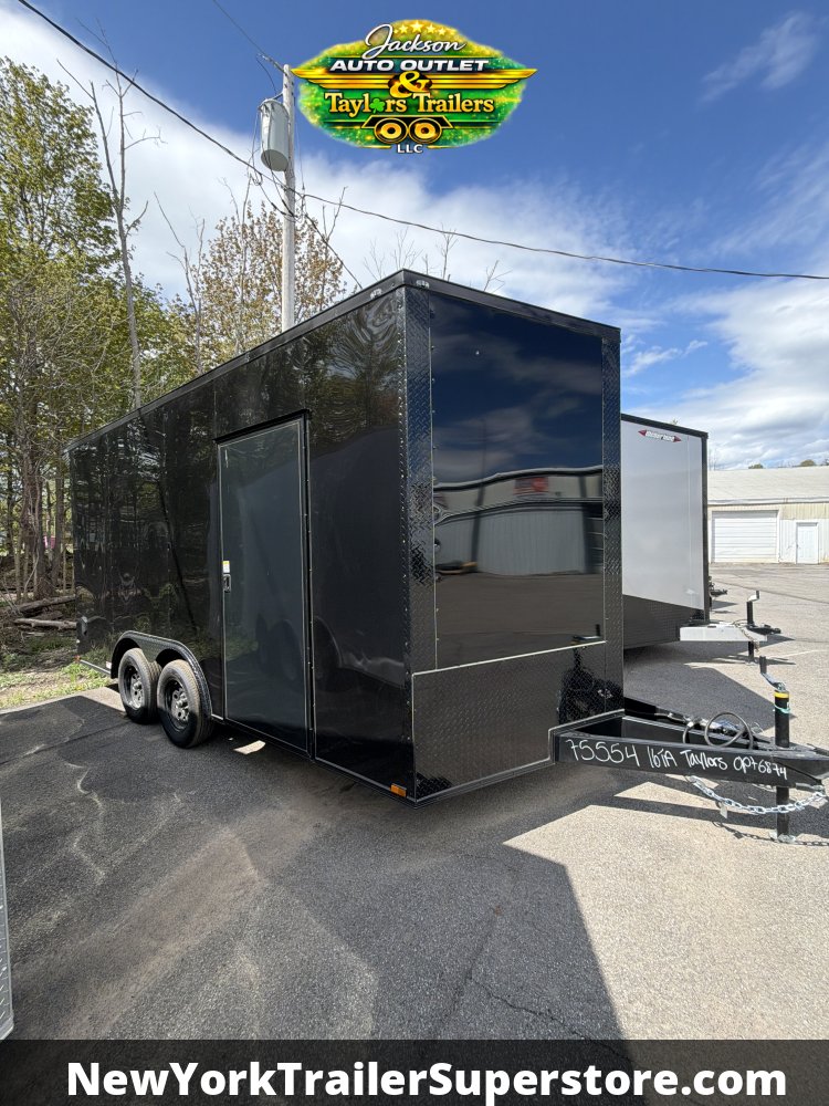 2026 Quality Cargo 8.5x16 w/ 7'6 Ceiling, Super Duty Ramp, Rear Wing, Blackout Package, Escape Door