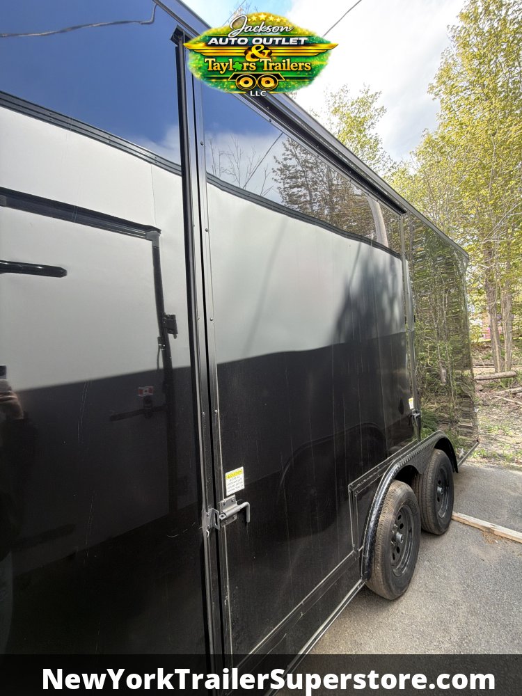 2026 Quality Cargo 8.5x16 w/ 7'6 Ceiling, Super Duty Ramp, Rear Wing, Blackout Package, Escape Door