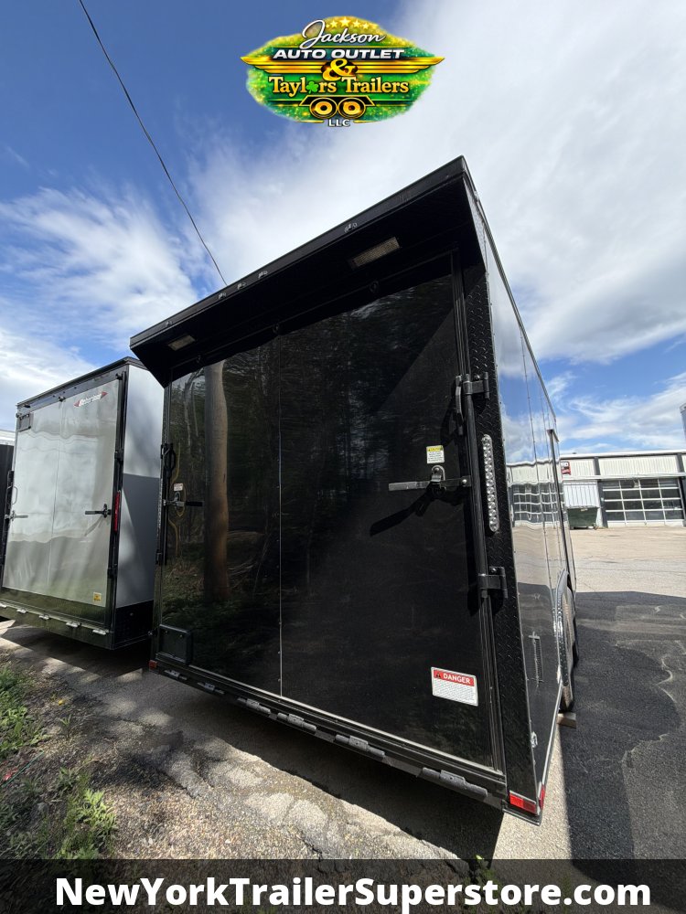 2026 Quality Cargo 8.5x16 w/ 7'6 Ceiling, Super Duty Ramp, Rear Wing, Blackout Package, Escape Door