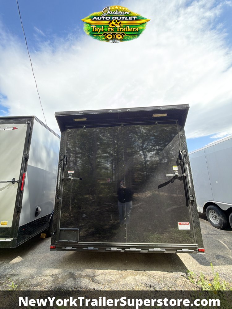 2026 Quality Cargo 8.5x16 w/ 7'6 Ceiling, Super Duty Ramp, Rear Wing, Blackout Package, Escape Door