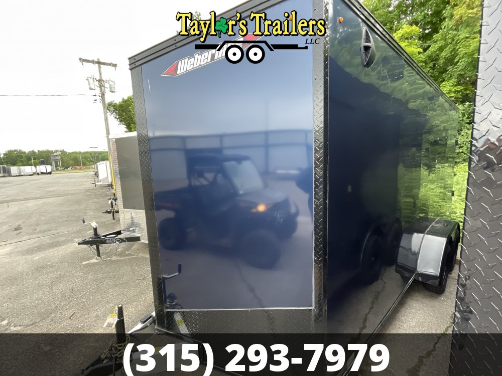 2025 Weberlane 84x16 Aluminum Enclosed Cargo 7,000 GVWR w/ 7' Ceiling