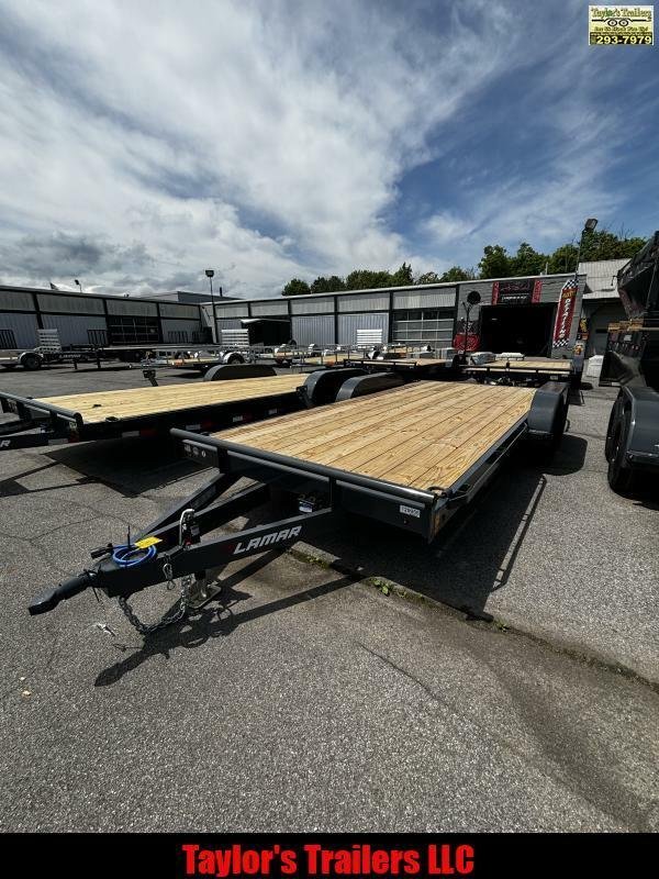 2024 Lamar Trailers 83x20 Flatbed Car Hauler 7,000 GVWR