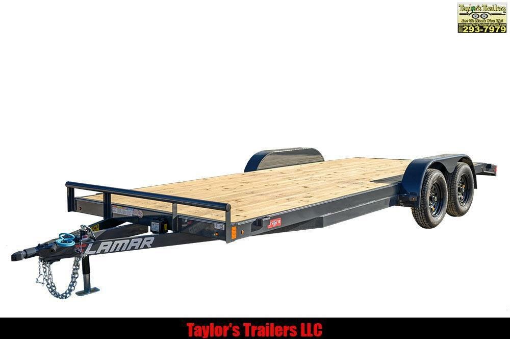 2024 Lamar Trailers 83x20 Flatbed Car Hauler 7,000 GVWR