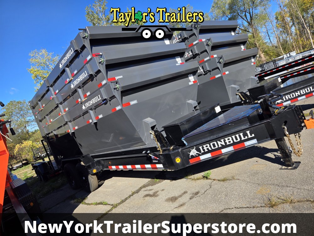 2026 Iron Bull 15K GVW Roll Off Trailer with 3 - 16 Yard Bins