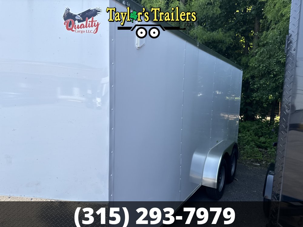 2024 Quality Cargo 84x16 Enclosed Cargo 7,000 GVWR w/ 6'3" Ceiling