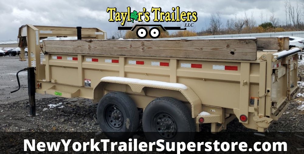 USED 2024 Load Trail 83" x 16' 14k Gooseneck Dump Trailer