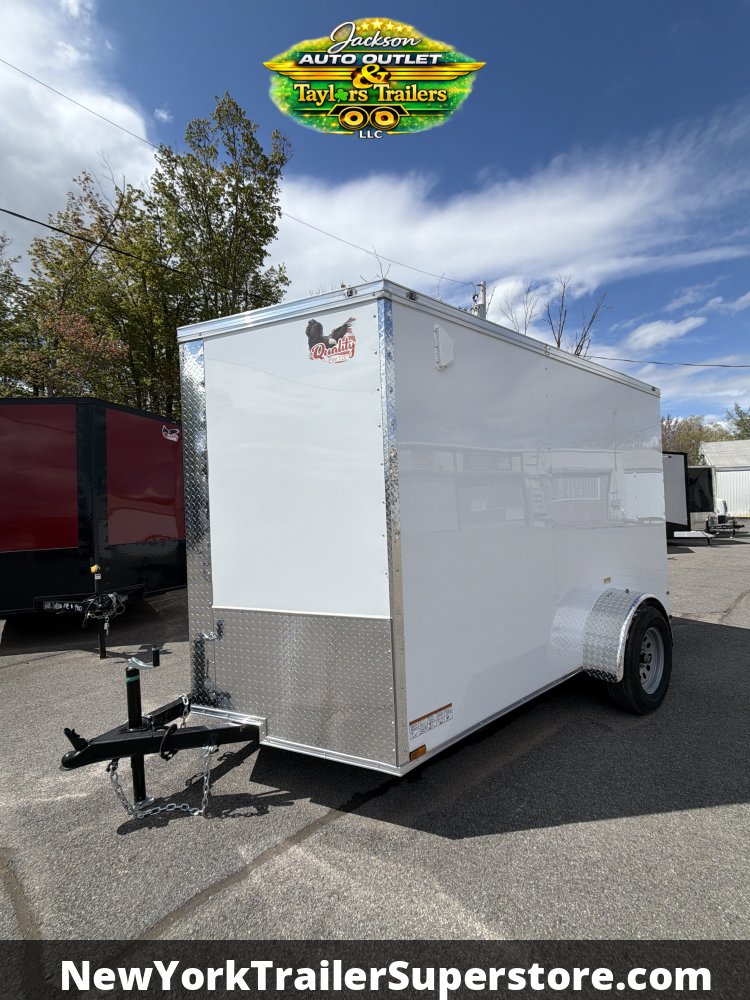 2026 Quality Cargo 6x10 Enclosed Trailer 3K GVW w/ 6'3 Ceiling & Polycore Skin