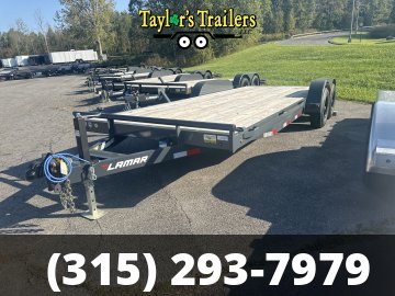 2024 Lamar Trailers 83x20 Flatbed Car Hauler 10,000 GVWR