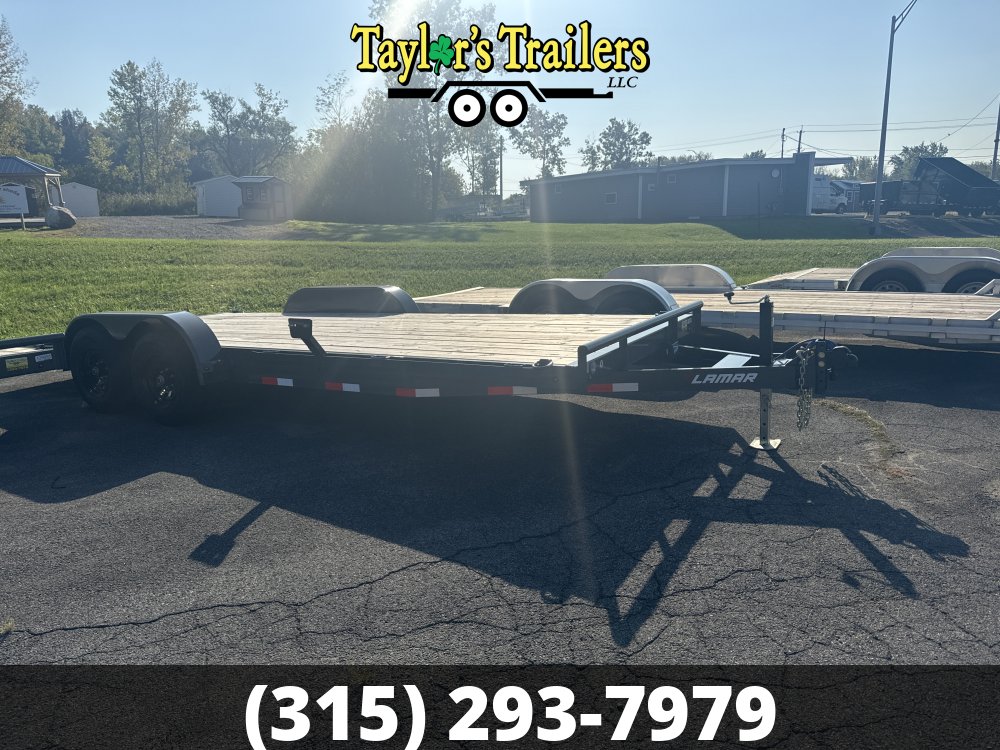 2024 Lamar Trailers 83x20 Flatbed Car Hauler 10,000 GVWR