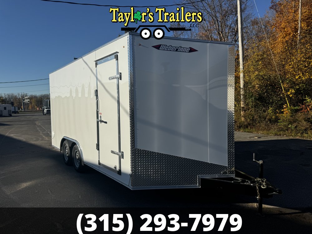 2025 Weberlane 8.5x16 Enclosed Cargo Trailer 7K GVW