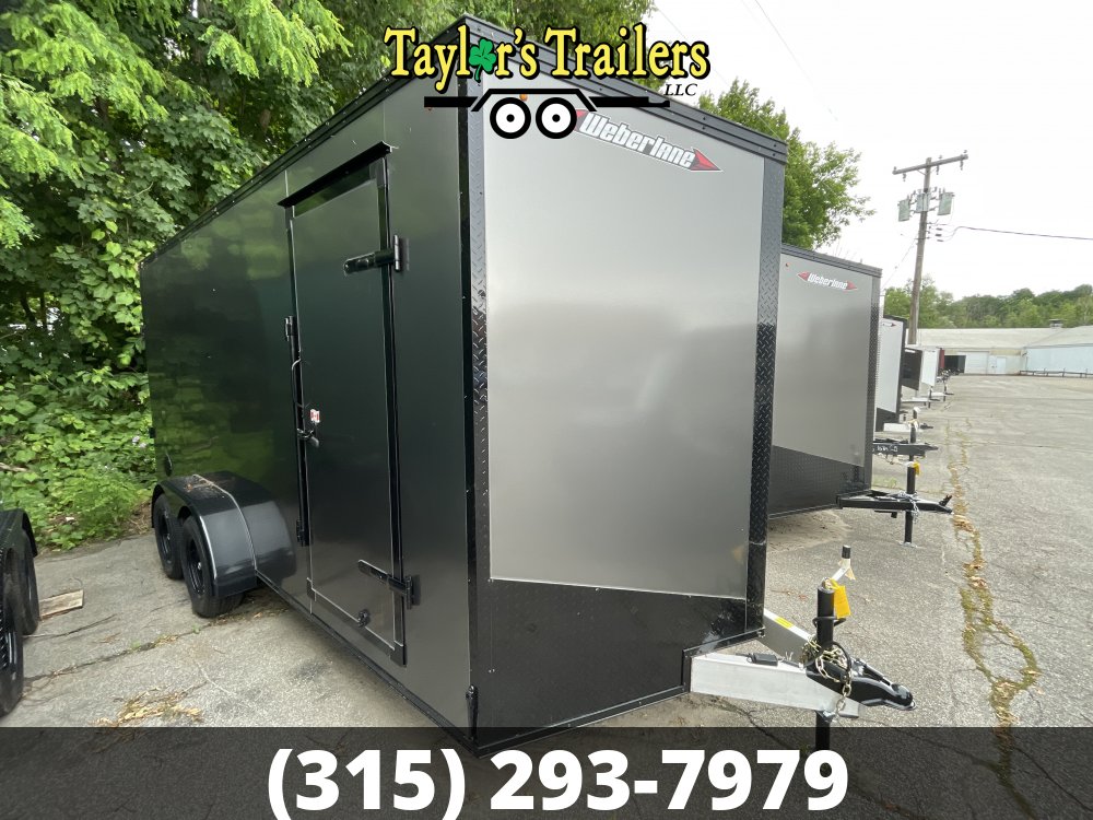 2025 Weberlane 84x16 Aluminum Enclosed Cargo 7,000 GVWR w/ 7' Ceiling