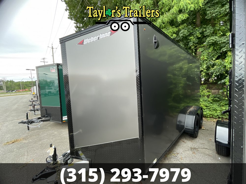 2025 Weberlane 84x16 Aluminum Enclosed Cargo 7,000 GVWR w/ 7' Ceiling