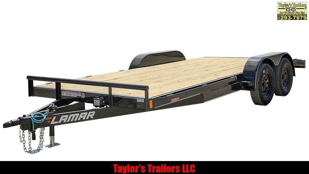 2024 Lamar Trailers 83x22 Flatbed Car Hauler 10,000 GVWR