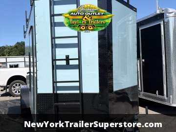2026 Quality Cargo 7x14TA Contractor 7K GVW w/ Ladder Racks, Ladder, Walkable Roof