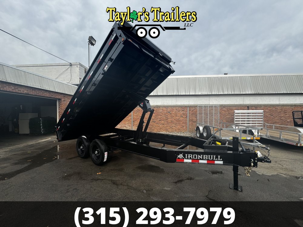 2025 Iron Bull 8x16 Dump Trailer 15K GVW