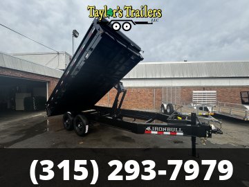 2025 Iron Bull 8x16 Dump Trailer 15K GVW