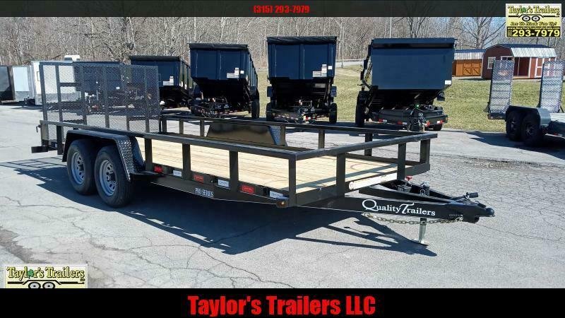 2025 Quality Trailers 82x18 Utility 7,000 GVWR