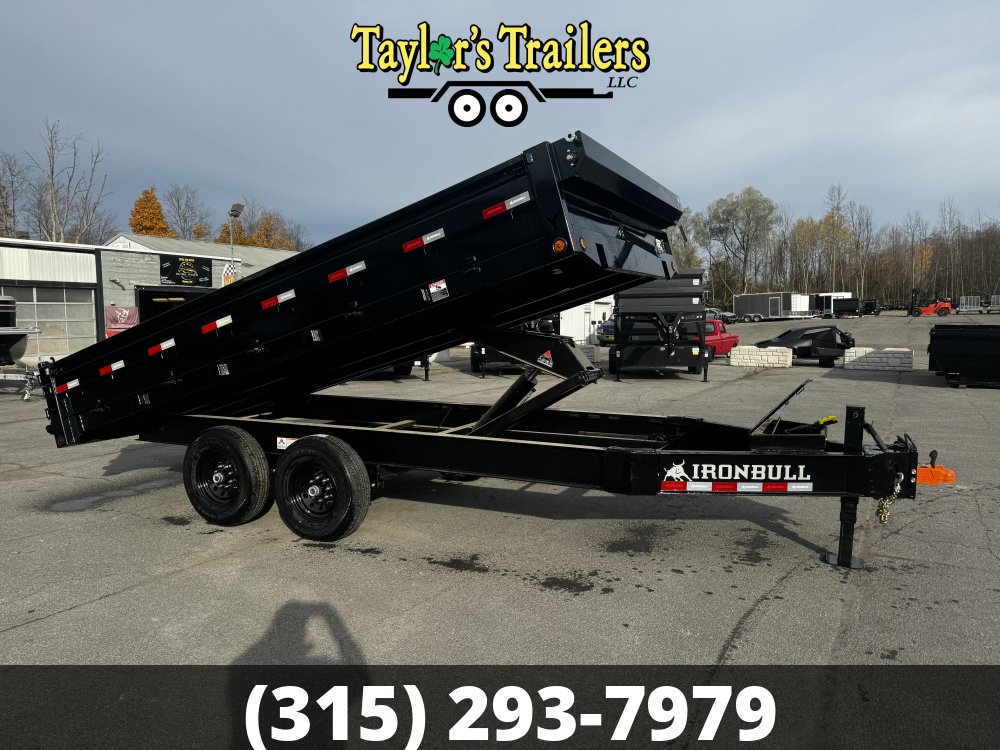 2025 Iron Bull 8x16 Dump Trailer 15K GVW