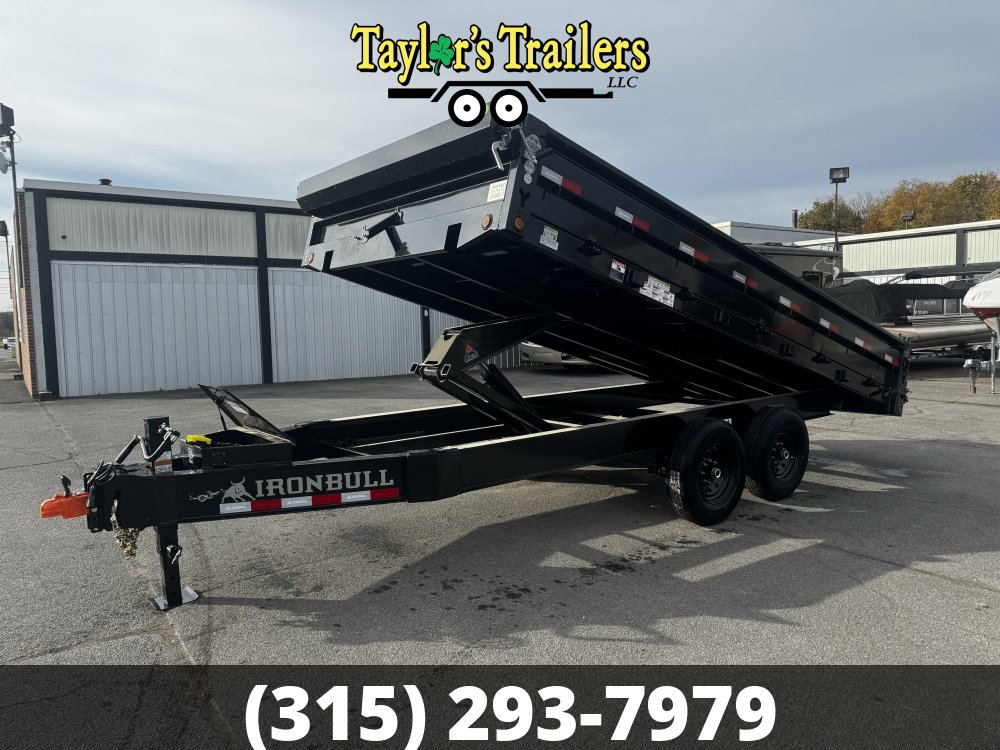 2025 Iron Bull 8x16 Dump Trailer 15K GVW