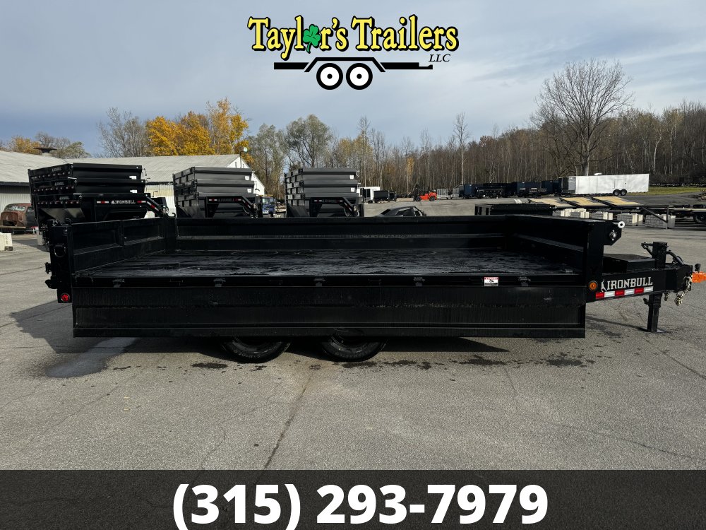 2025 Iron Bull 8x16 Dump Trailer 15K GVW