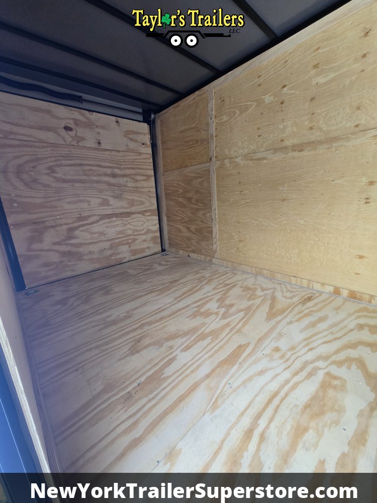 2026 Quality Cargo Trailer 7X12TA w/ 7' Ceiling, Rear Wing with Lights, D-Rings and Blackout- 7k GVW