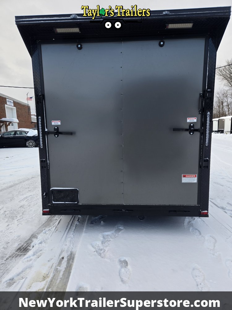 2026 Quality Cargo Trailer 7X12TA w/ 7' Ceiling, Rear Wing with Lights, D-Rings and Blackout- 7k GVW