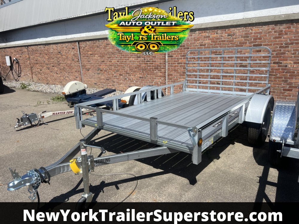 2026 Stirling 6x10 Utility Trailer w/ Rail Sides
