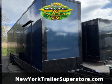 2026 Quality Cargo 8.5x24 w/ 8' Ceiling, Rear Wing, Super Duty Ramp, Blackout Package
