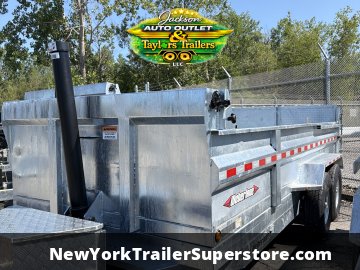 2026 Weberlane 82x16 Galvanized Dump Trailer 15.6K GVW w/Tarp Kit